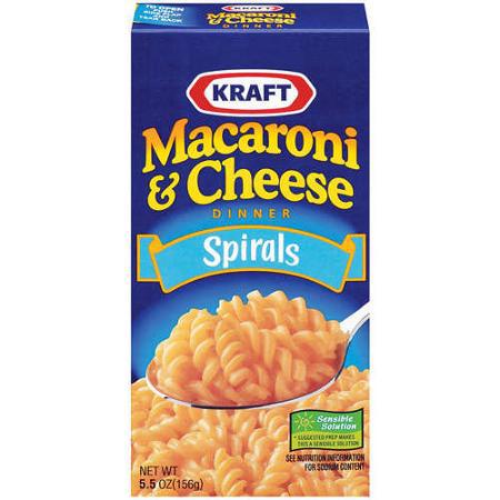 Kraft Spirals Mac and Cheese